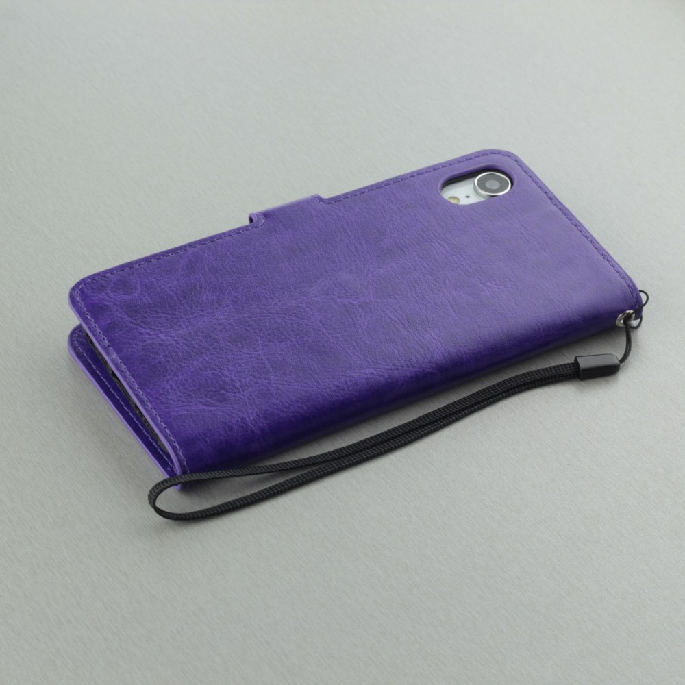 Coque iPhone XR - Premium Flip - Violet