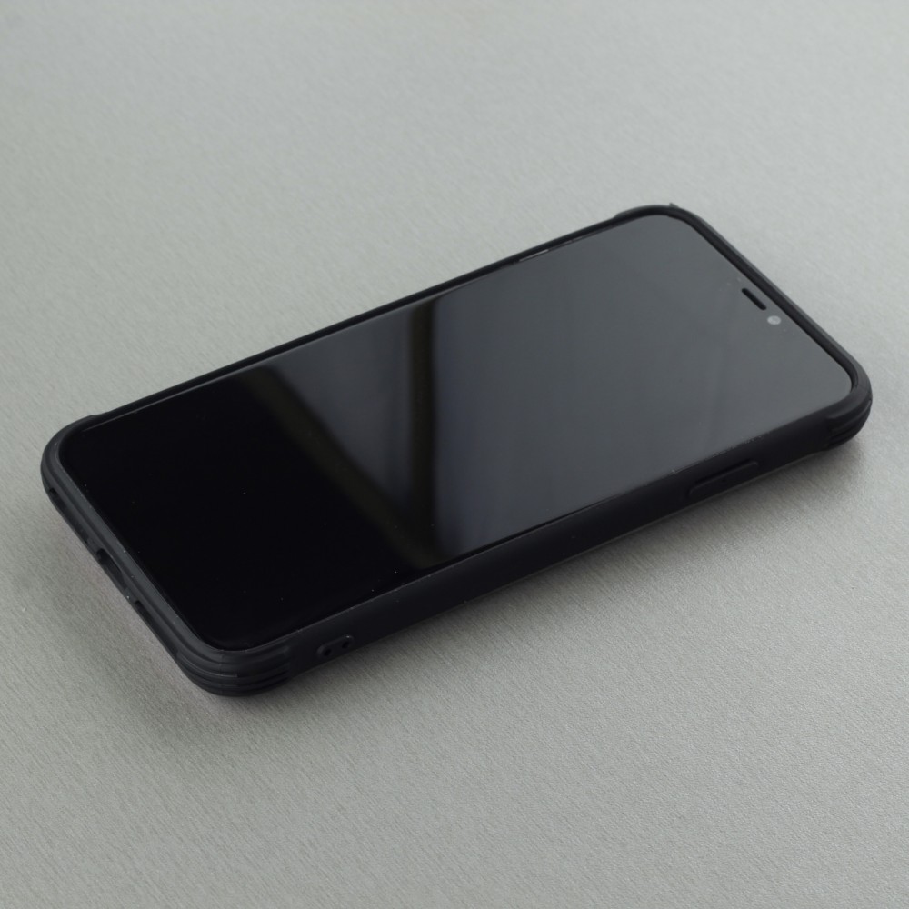 Hülle iPhone Xs Max - Secret card - Silber