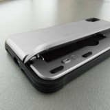 Hülle iPhone Xs Max - Secret card - Silber
