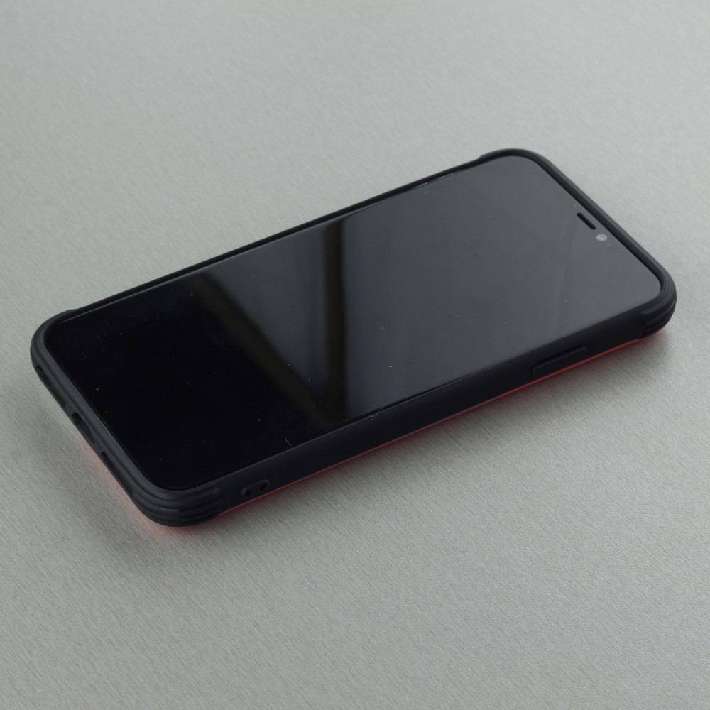 Hülle iPhone Xs Max - Secret card silber - Rosa