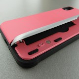 Hülle iPhone Xs Max - Secret card silber - Rosa