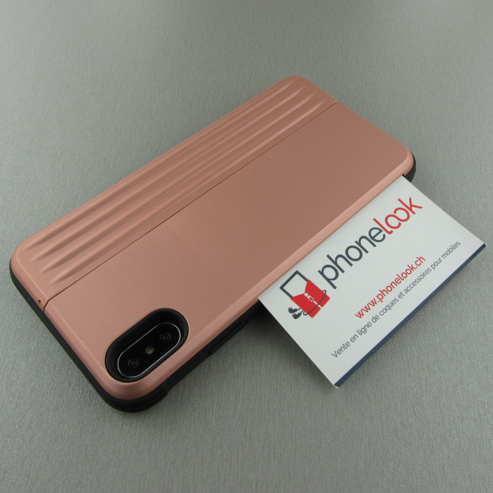 Hülle iPhone Xs Max - Secret card - Rosa