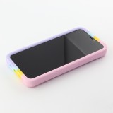 Coque iPhone XR - Silicone jeu éclate bulles anti-stress arc-en-ciel