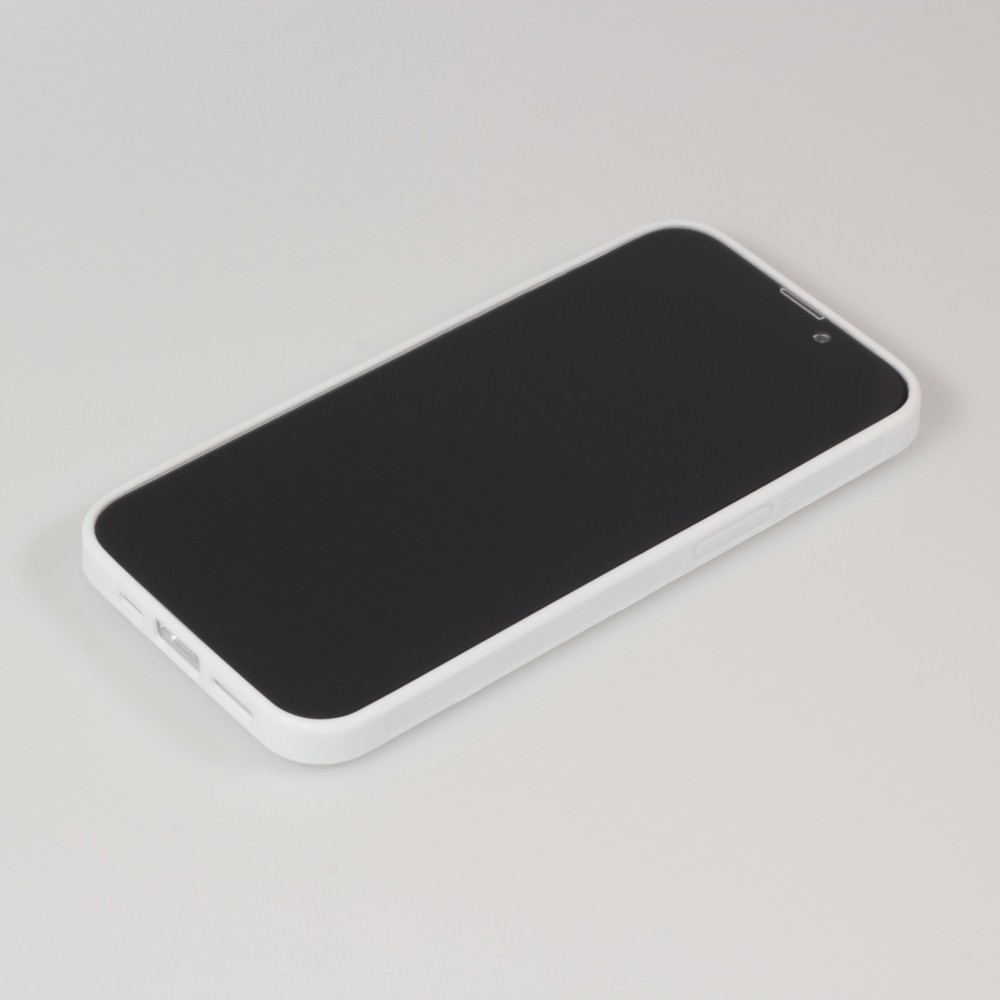 Coque personnalisée en Silicone rigide blanc - iPhone 13