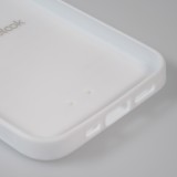 Coque personnalisée en Silicone rigide blanc - iPhone 13