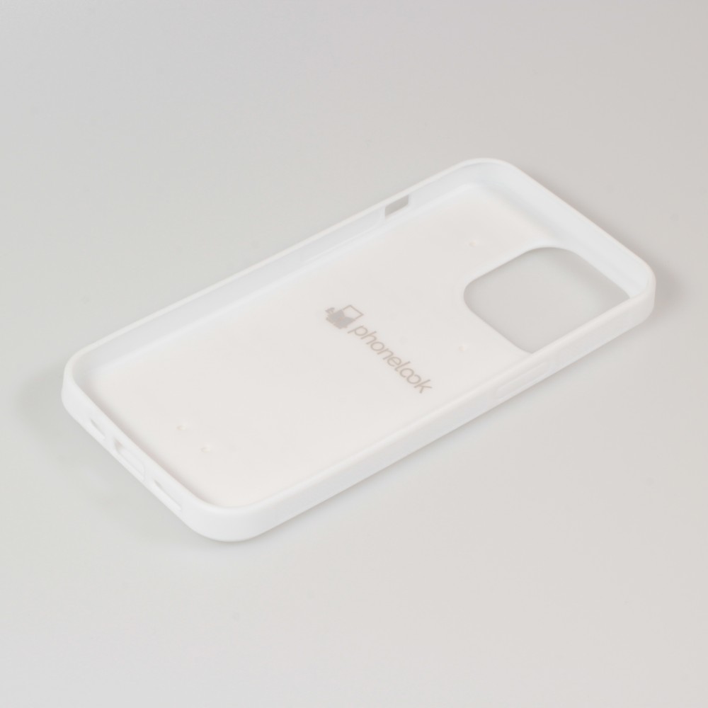 Coque personnalisée en Silicone rigide blanc - iPhone 13 Pro