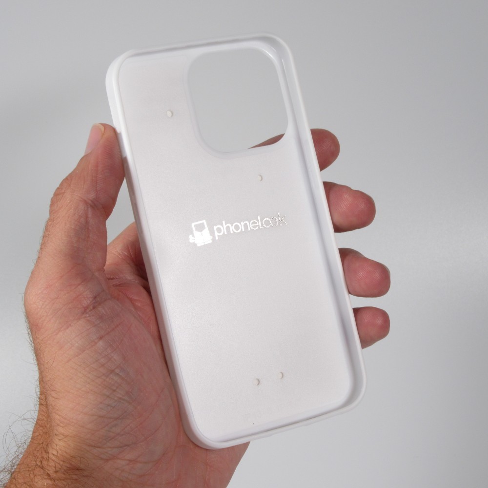 Personalisierte Hülle Silikon Weiss - iPhone 13 Pro