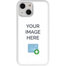 Coque personnalisée en Silicone rigide blanc - iPhone 13 mini