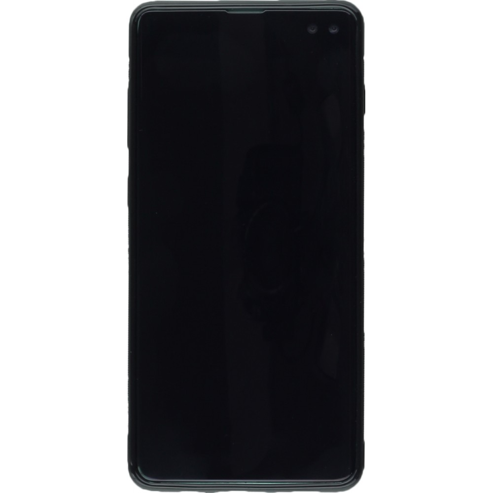 Coque personnalisée en Silicone rigide noir - Samsung Galaxy S10+