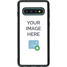 Coque personnalisée en Silicone rigide noir - Samsung Galaxy S10