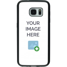 Custom Hülle Silikon schwarz - Samsung Galaxy S7