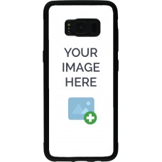 Custom Hülle Silikon schwarz - Samsung Galaxy S8