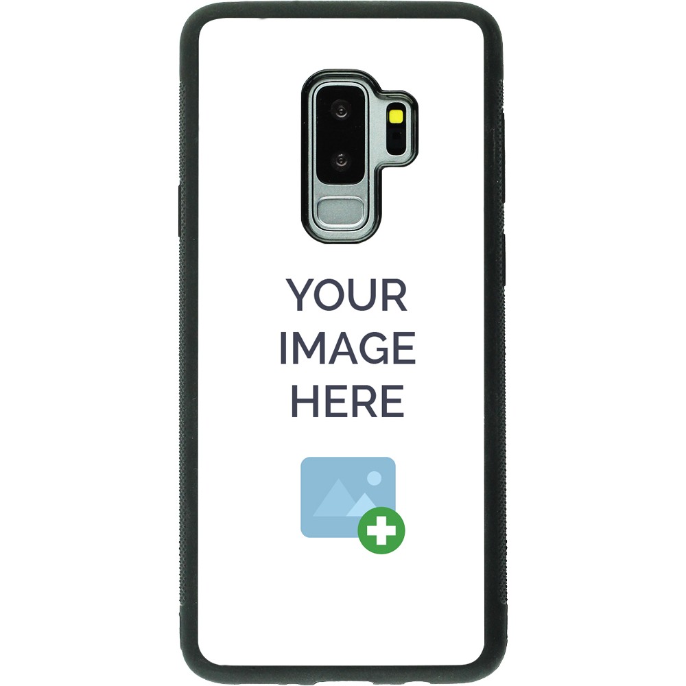 Coque personnalisée en Silicone rigide noir - Samsung Galaxy S9+