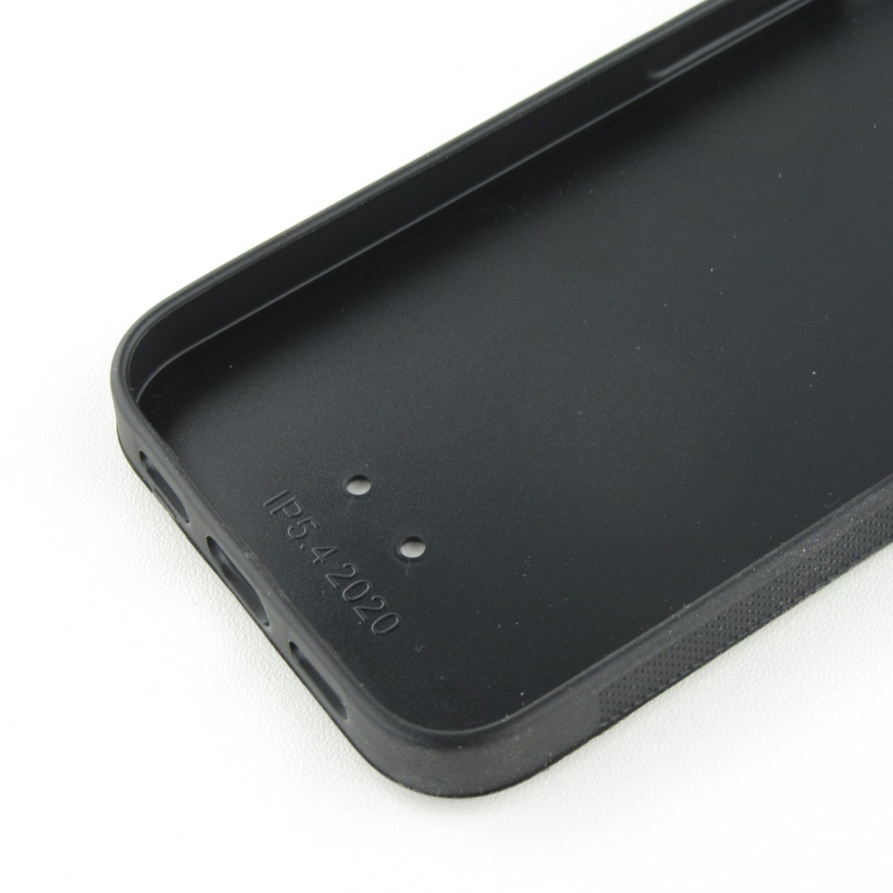 Coque personnalisée en Silicone rigide noir - iPhone 12 mini