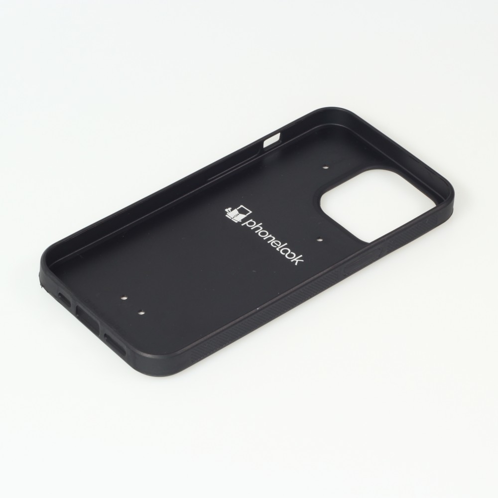 Coque personnalisée en Silicone rigide noir - iPhone 13 Pro