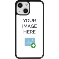 Coque personnalisée en Silicone rigide noir - iPhone 13 mini