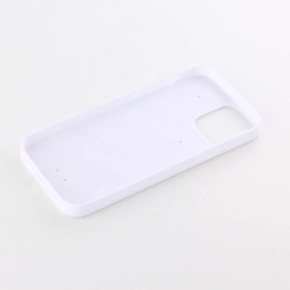 Coque personnalisée en Silicone rigide blanc - iPhone 12 / 12 Pro