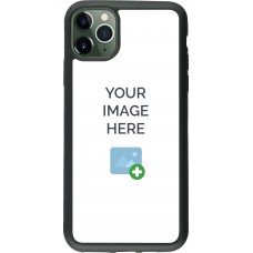 Coque personnalisée en silicone rigide noir - iPhone 11 Pro Max 