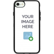 Custom Hülle Silikon schwarz - iPhone 7 / 8 / SE (2020)