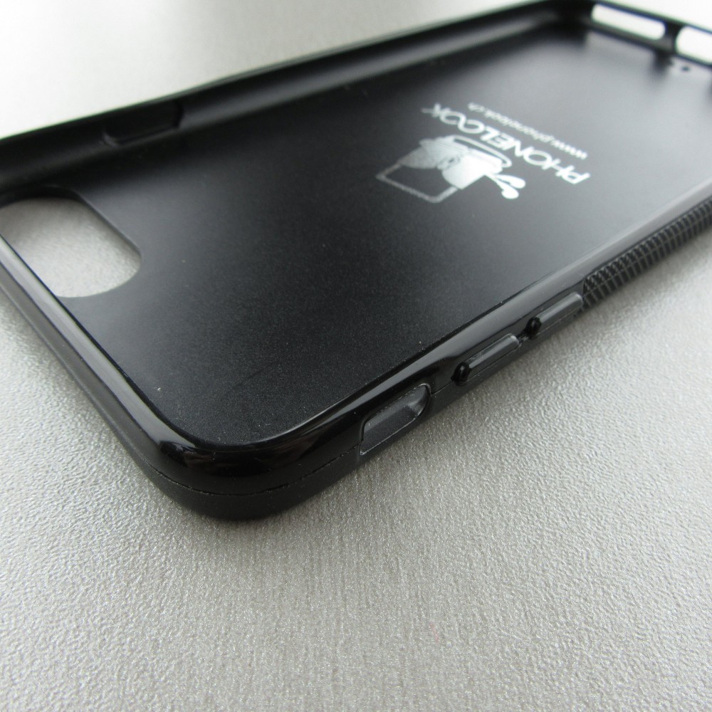 Custom Hülle Silikon schwarz - iPhone 7 Plus / 8 Plus