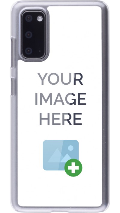 Personalisierte Hülle transparenter Kunststoff - Samsung Galaxy S20