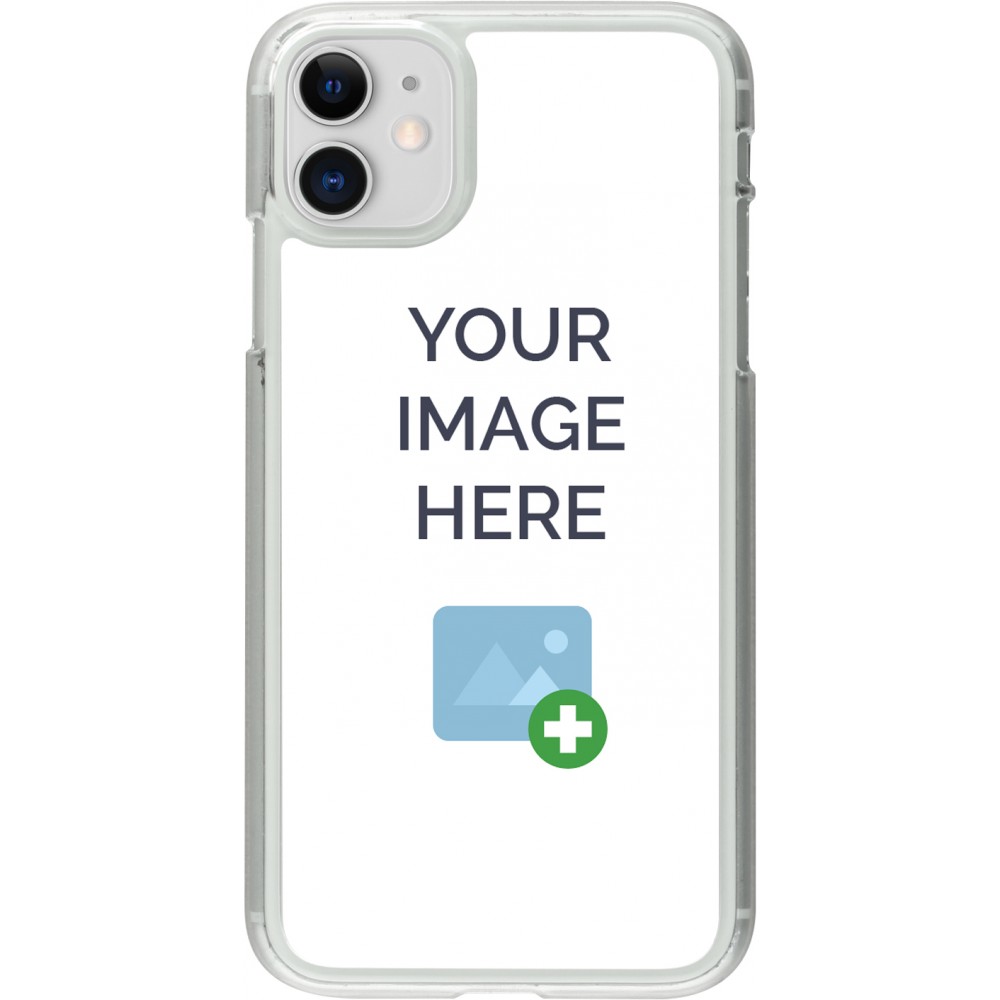 Coque personnalisée plastique transparent - iPhone 11