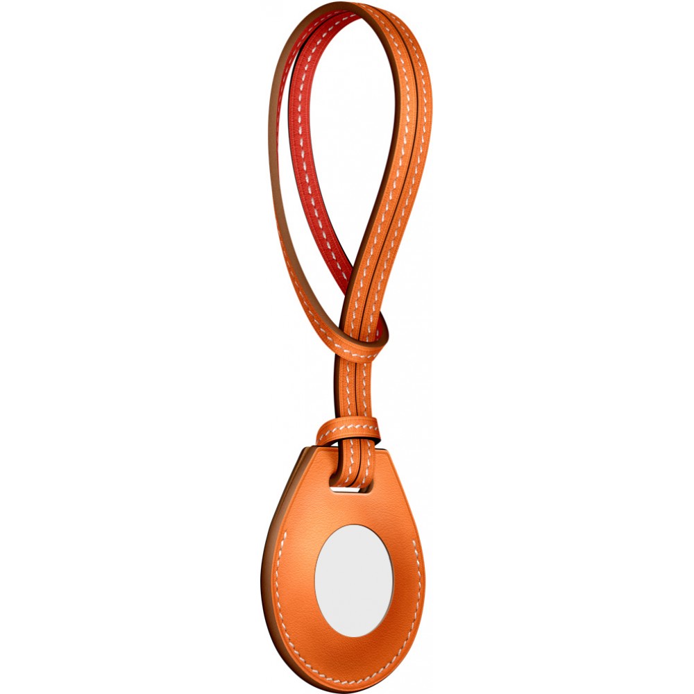 Cuir avec cordon orange - AirTag