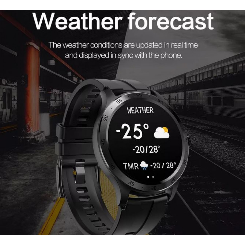 Da Fit S20A - Smart Watch Fitness Tracker inkl. IP67 Touchscreen + Sportprogramme - Grau