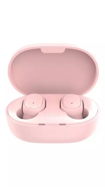 Ecouteurs Bluetooth sans fil A6S - incl. micro, Touch control, étui de charge avec affichage LED - Rose