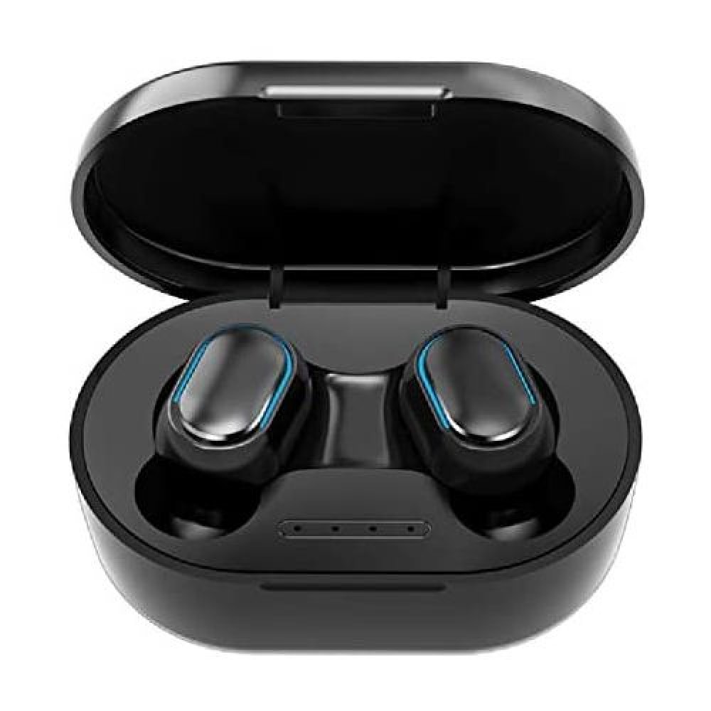 Ecouteurs Bluetooth sans fil A6S - incl. micro, Touch control, étui de charge avec affichage LED - Noir