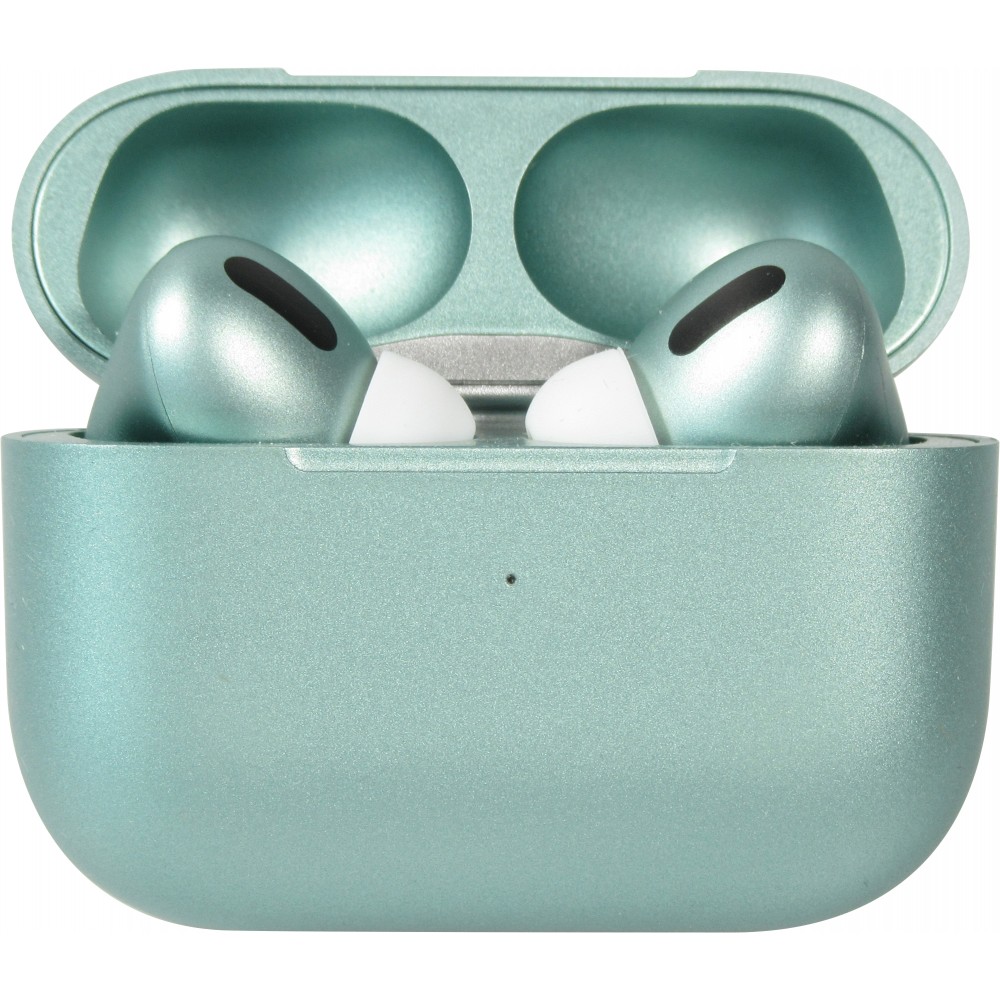 inPods 13 Pro Kabelloses Bluetooth-Headset - inkl. Mikrofon, Touch-Control, Ladeschale mit LED-Anzeige - Grün