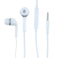 Kabel Kopfhörer In-Ear - Sportliches Design inkl. Fernbedienung + integriertem Mikrofon - Weiss