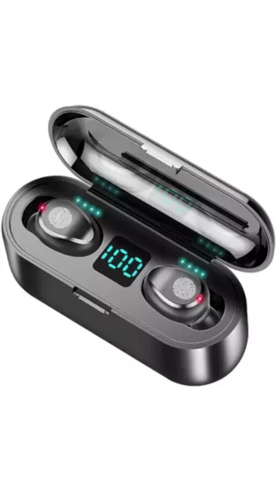 Ecouteurs Bluetooth sans fil TWS F9 - incl. micro, Touch control, étui de charge avec affichage LED