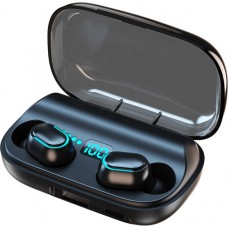 Ecouteurs sans fil TWS T11 Bluetooth 5.0 - avec microphone, contrôle tactile et boîtier de chargement avec affichage LED