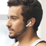 Ecouteurs sans fil TWS i12 Bluetooth 4.2 - In-Ear incl. microphone et étui de chargement - Blanc