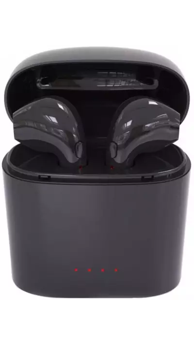Ecouteurs sans fil i7S TWS Bluetooth 4.2 - avec étui de rangement et de chargement - Noir