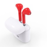 Kabellose Kopfhörer i7S TWS Bluetooth 4.2 - inkl. Verstau- und Lade Etui - Rot