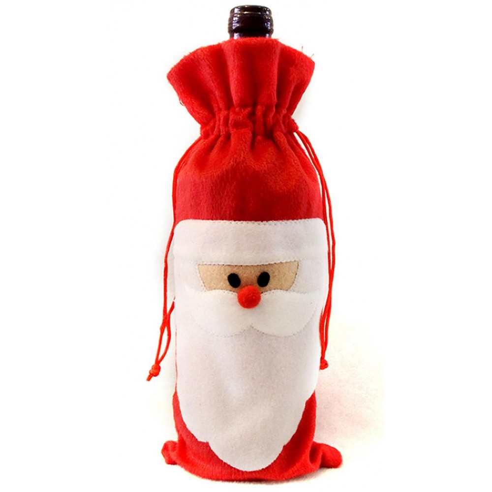Emballage universel pour bouteilles / décoration "Père Noël" - Costume Santa Clause pour bouteille de vin