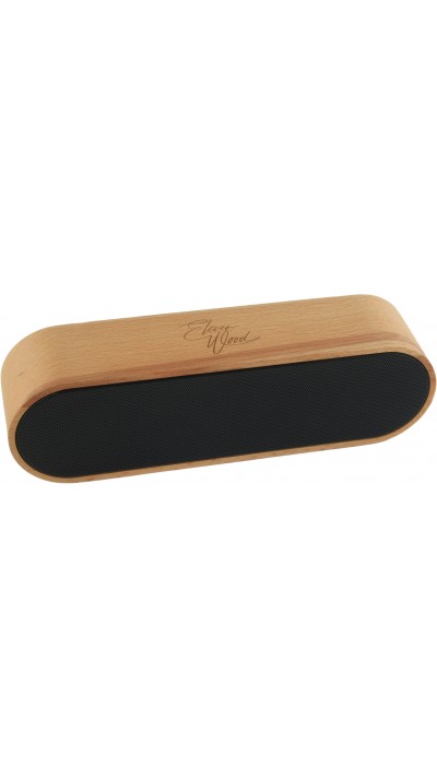 Enceinte Eleven Wood Bluetooth 4.2 en bois véritable - Design élégant en bois 8W/1800mAh - Wood Cherry