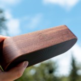 Enceinte Eleven Wood Bluetooth 4.2 en bois véritable - Design élégant en bois 8W/1800mAh - Walnut