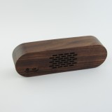 Enceinte Eleven Wood Bluetooth 4.2 en bois véritable - Design élégant en bois 8W/1800mAh - Walnut