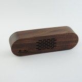 Eleven Wood Echtholz Bluetooth 4.2 Lautsprecher - Elegantes Holz Design 8W/1800mAh - Walnut