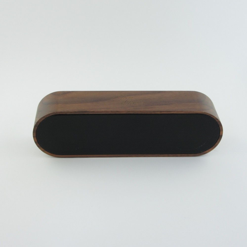 Enceinte Eleven Wood Bluetooth 4.2 en bois véritable - Design élégant en bois 8W/1800mAh - Walnut