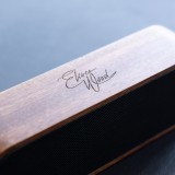 Eleven Wood Echtholz Bluetooth 4.2 Lautsprecher - Elegantes Holz Design 8W/1800mAh - Walnut