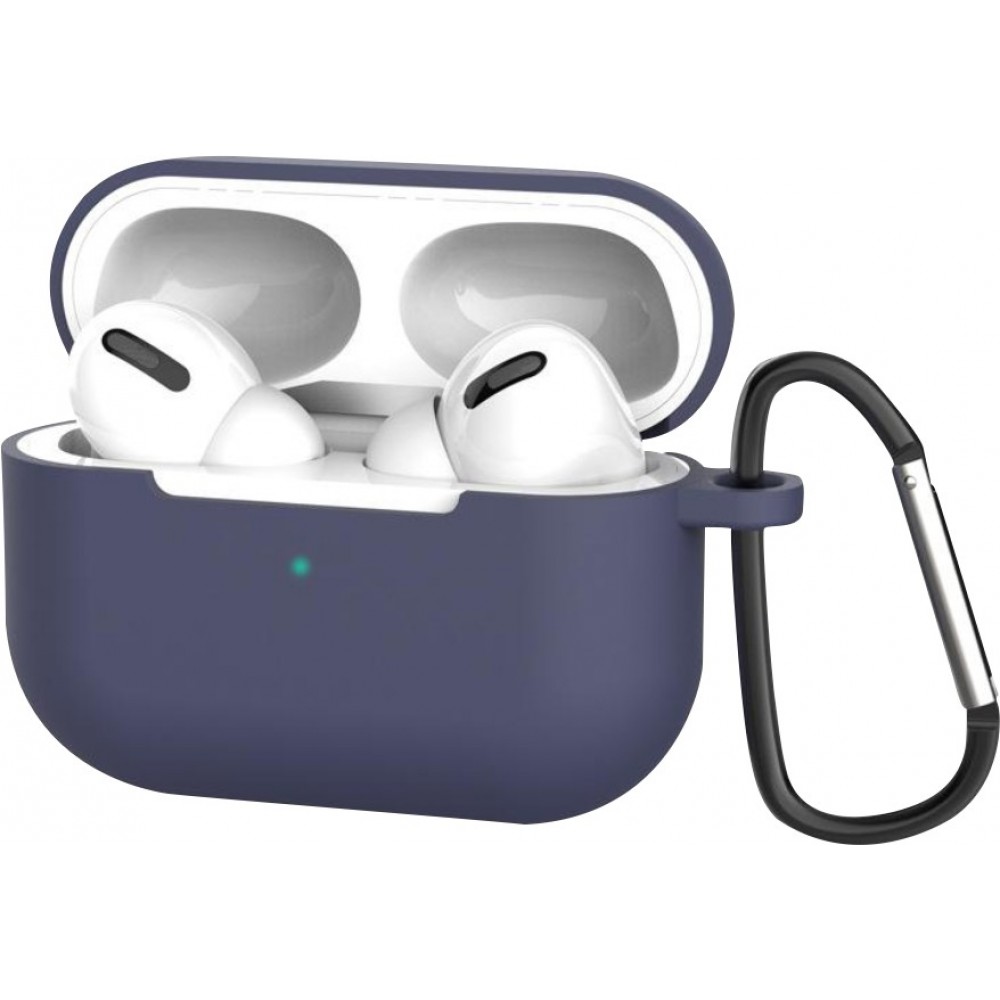 AirPods 3 - Silikonhülle mit Karabiner - Marine blau