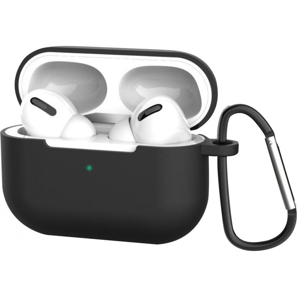 AirPods Pro - Silikonhülle mit Karabiner - Schwarz