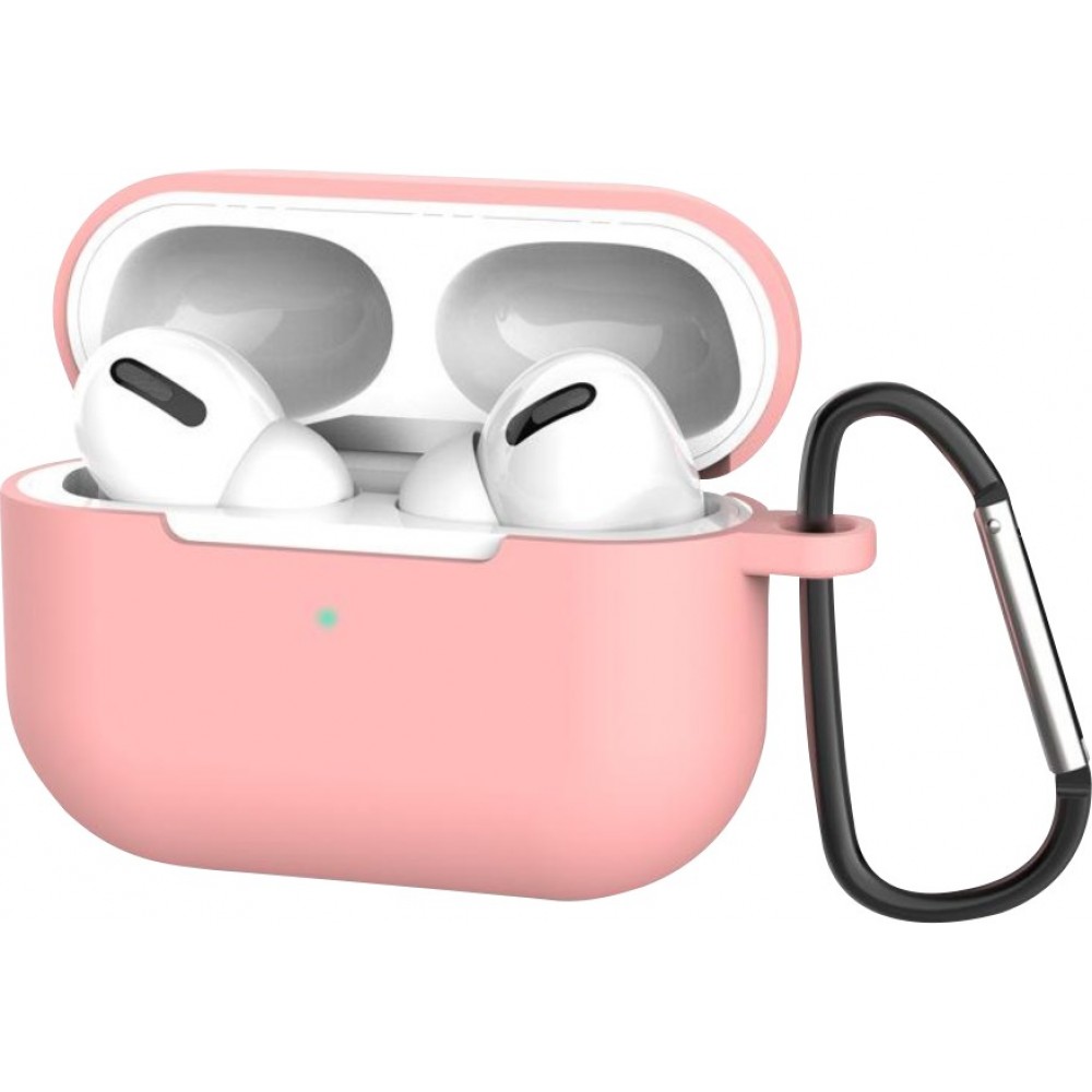 AirPods Pro - Silikonhülle mit Karabiner - Rosa