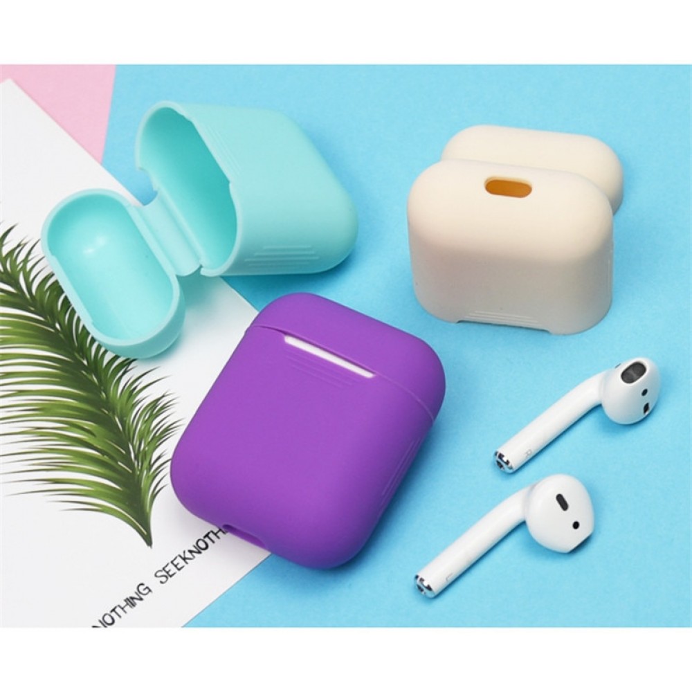 Hülle AirPods 1 / 2 - Silikon - Weiss