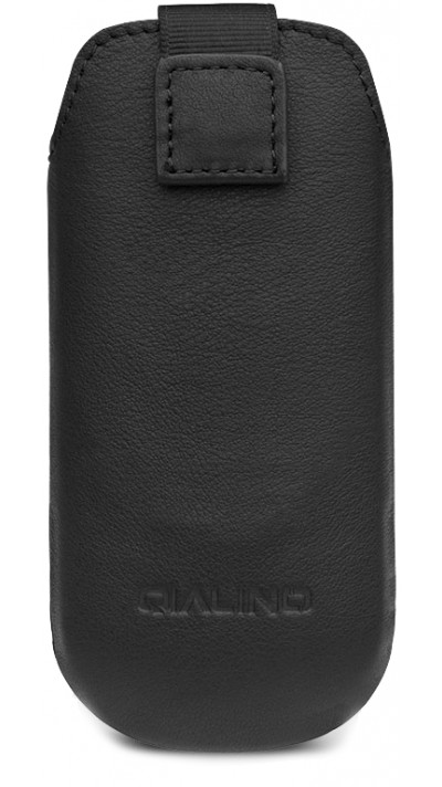 Etui IQOS 2.4 / 3 / 3 DUO - Qialino cuir véritable - Noir