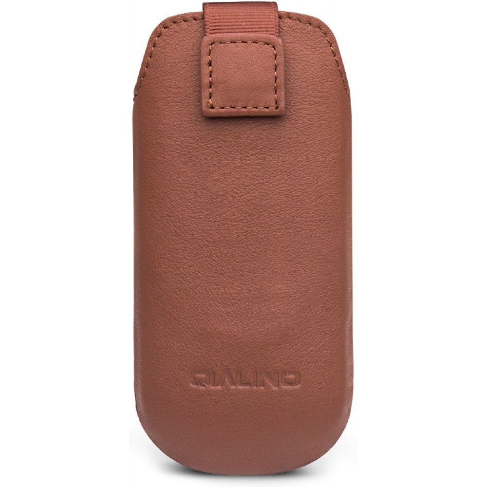 Etui IQOS 2.4 / 3 / 3 DUO - Qialino cuir véritable - Brun